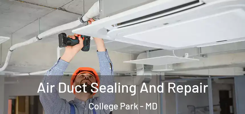 Air Duct Sealing And Repair College Park - MD