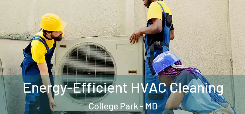 Energy-Efficient HVAC Cleaning College Park - MD