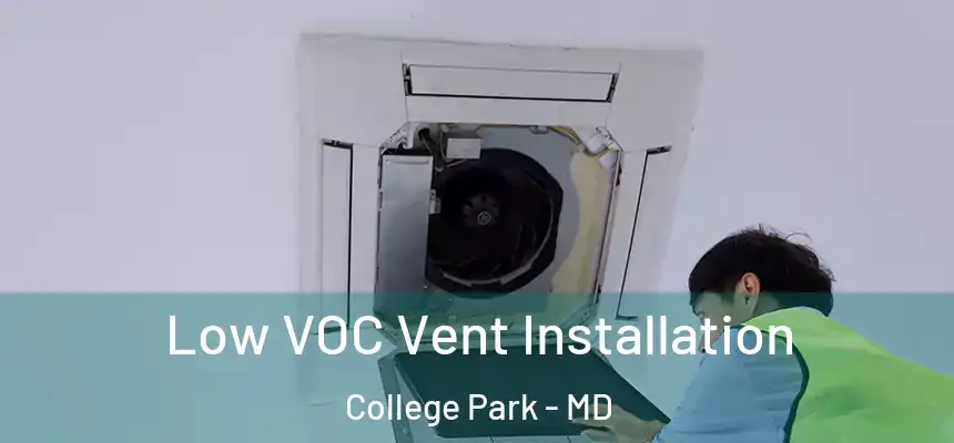  Low VOC Vent Installation College Park - MD