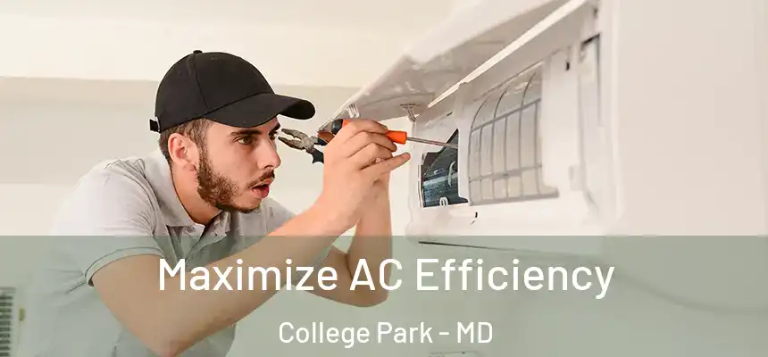 Maximize AC Efficiency College Park - MD
